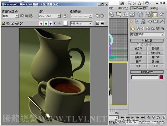 3ds max材质教程:Mental ray陶瓷表现 第3张 3ds max材质教程:Mental ray陶瓷表现 第3张
