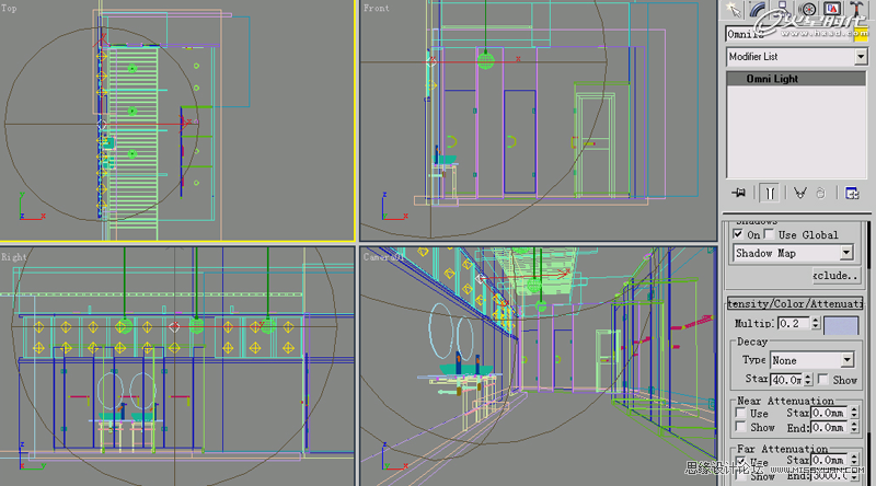 3DMAX基础教程:公共卫生间效果图渲染 第2张 3DMAX基础教程:公共卫生间效果图渲染 第2张