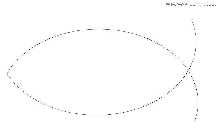 CorelDRAW基础教程：使用圆形工具简单绘制小鱼  第5张