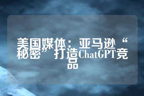 美国媒体：亚马逊“秘密”打造ChatGPT竞品  第1张